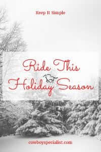 Ride this Holiday Season