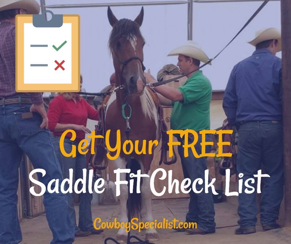 Get Your Free Saddle Fit Check List