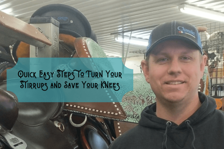 Quick Easy Steps to Turn Your Stirrups and Save Your Knees