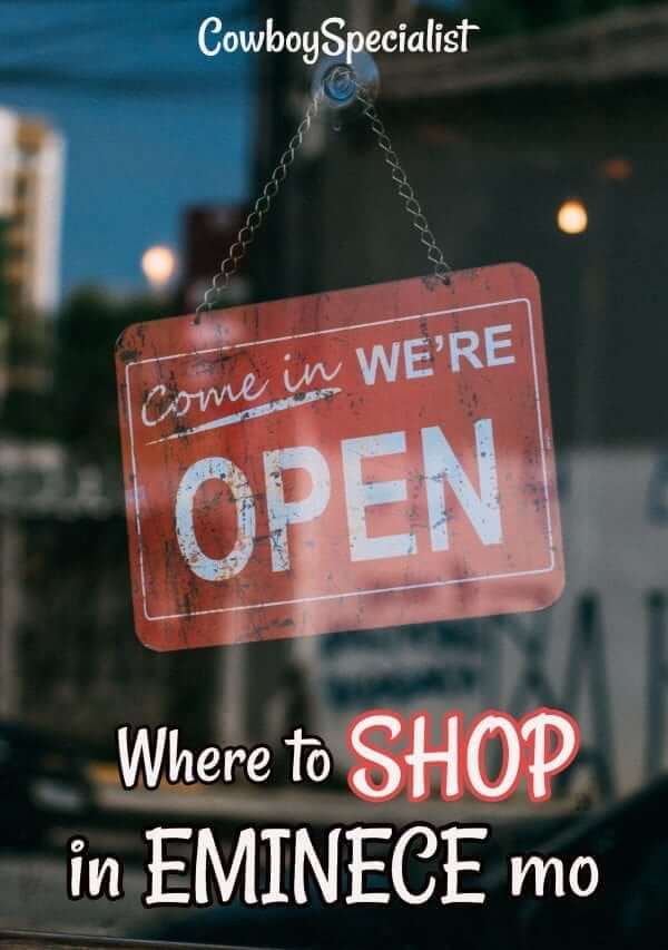 Where to shop in Eminence Missouri: Shop Eminence